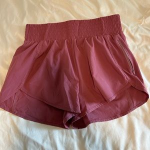 High waisted running shorts